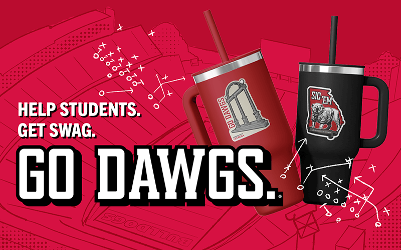 'Help students. Get swag. Go Dawgs.'