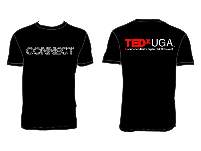 TEDxUGA t-shirt front