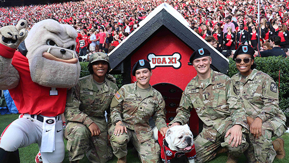 ROTC Uga doghouse photo