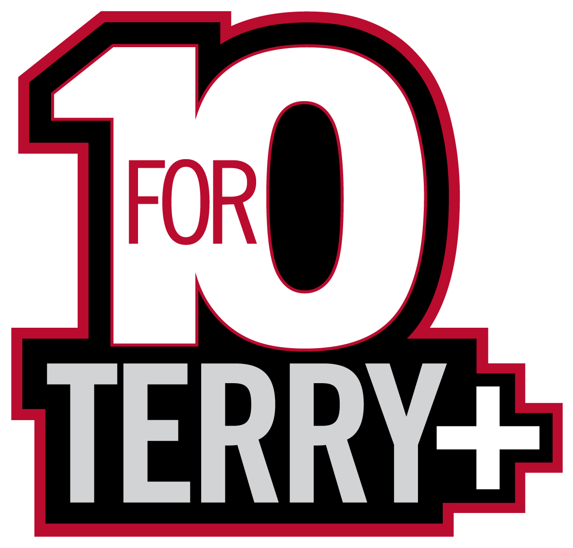 'Ten for Terry Plus' Logo